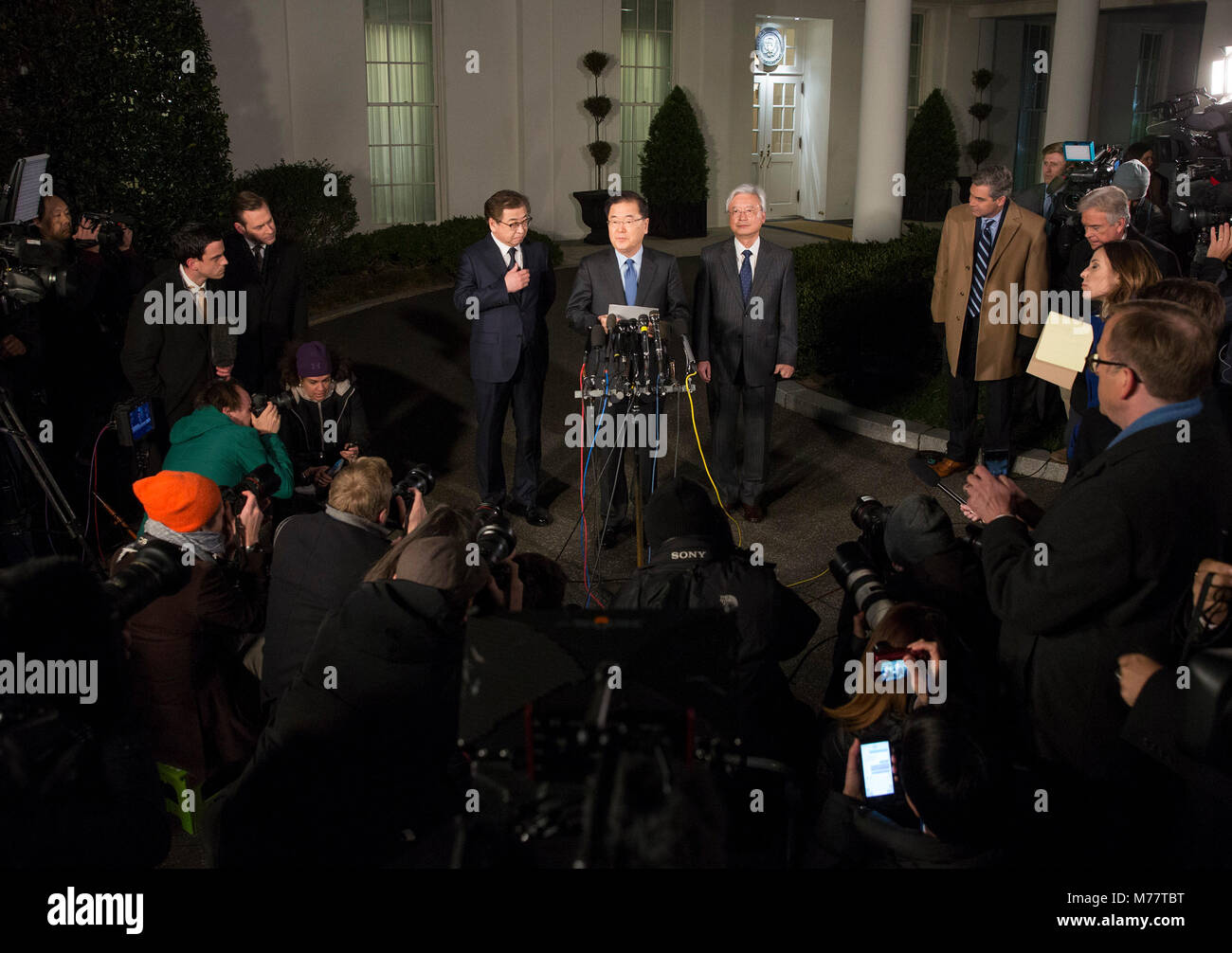 Washington, United States Of America. 08th Mar, 2018. South Korea's ...