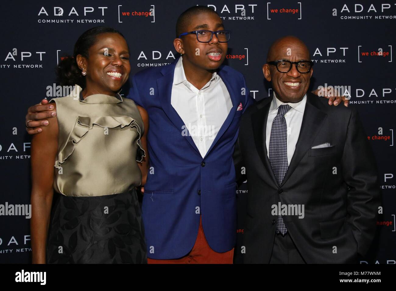 New York, NY, USA. 8th Mar, 2018. Deborah Roberts, Nicholas Roker, Al ...