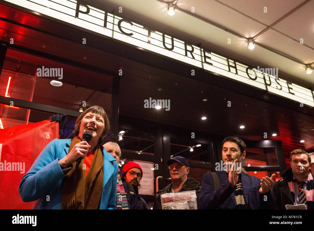 London UK 8th March 2018 Frances O Grady General Secretary Of The 