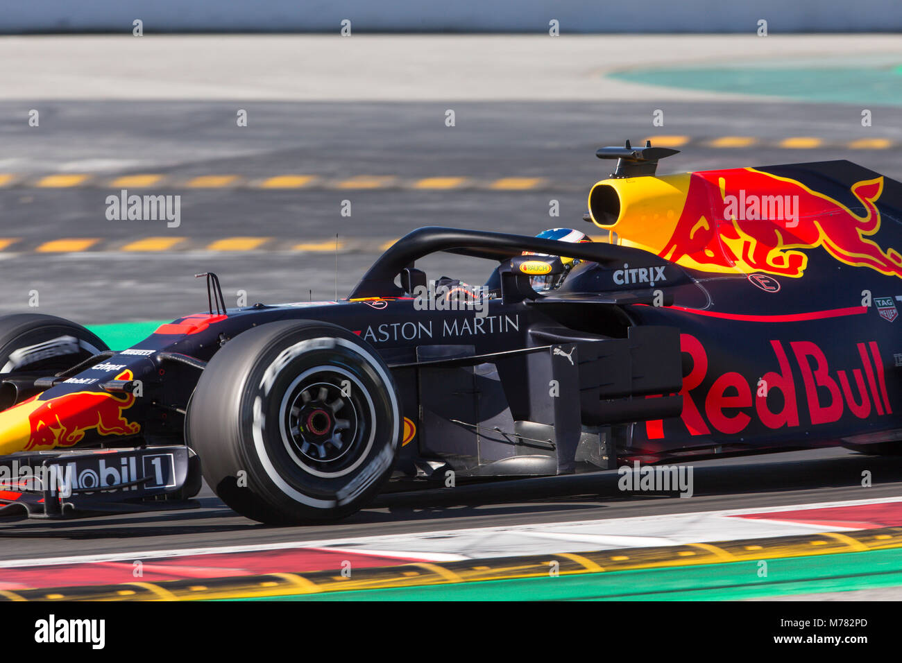 Barcelona Spain 9th Mar 18 Red Bull Racing Driver Daniel Ricciardo 3 Of Australia During The Test Of F1 Celebrated At Circuit Of Barcelonacon 9th March 18 In Barcelona Spain Credit Mikel