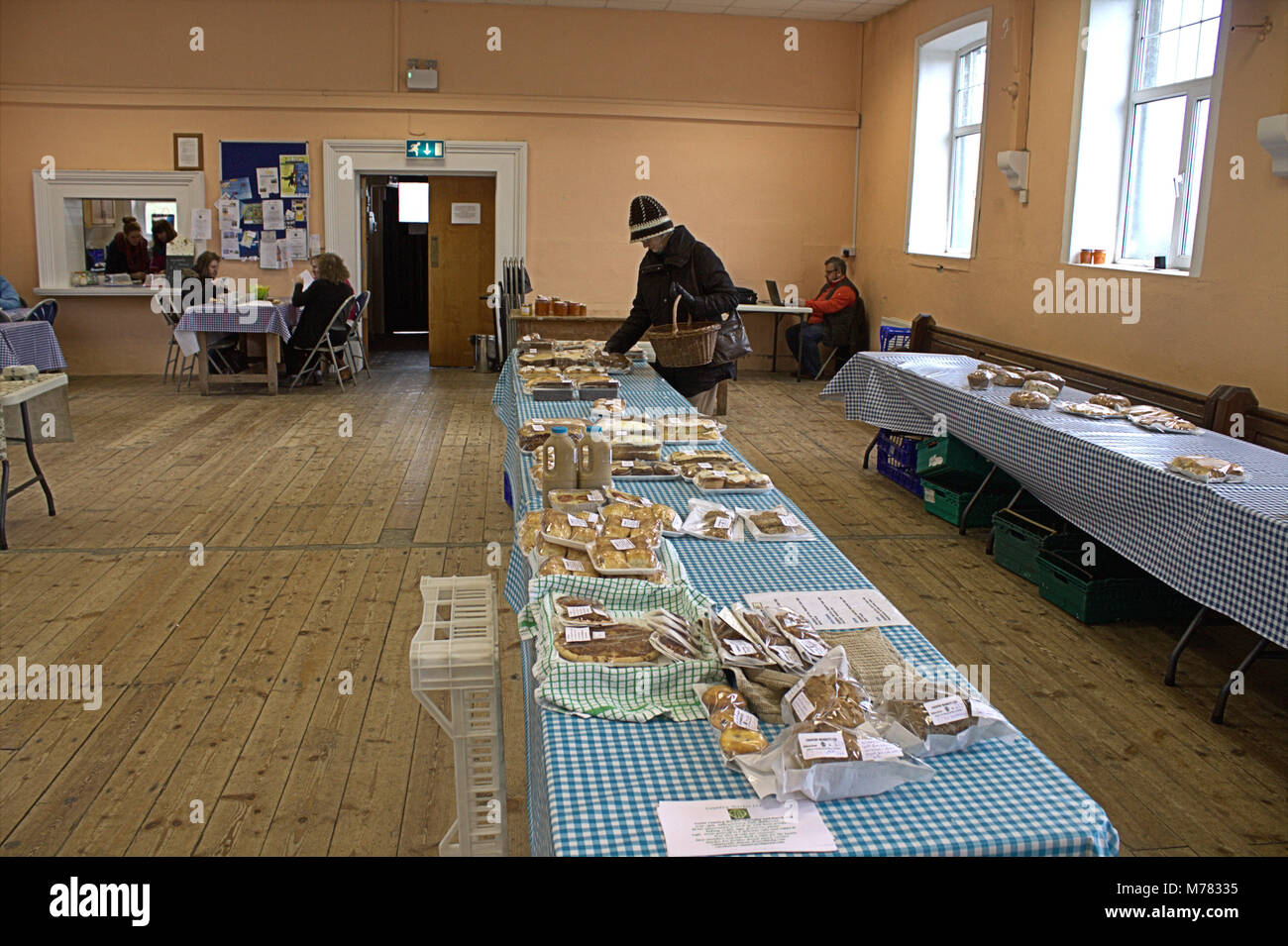 Skibbereen, West Cork, Ireland. 9th March, 2018. Skibbereen branch of the country market opens its doors every friday from 1130 am to 2 pm. All manner of excellent home made produce such as jams, cakes, and bread plus great home made gifts can be bought. Credits: aphperspective/ Alamy Live News Stock Photo