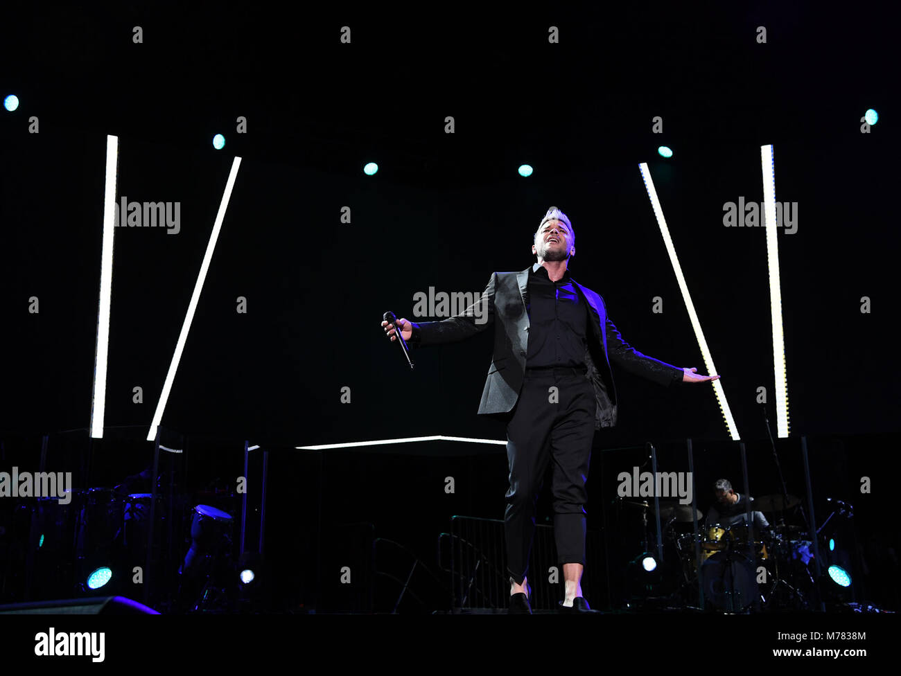 SAN JUAN, Puerto Rico. 02nd Apr, 2018. Concierto de Pedro Capo en el  Coliseo de Puerto Rico (Foto Andre Kang/andre.kang@gfrmedia.com) Photo via  Credit: Newscom/Alamy Live News Stock Photo - Alamy