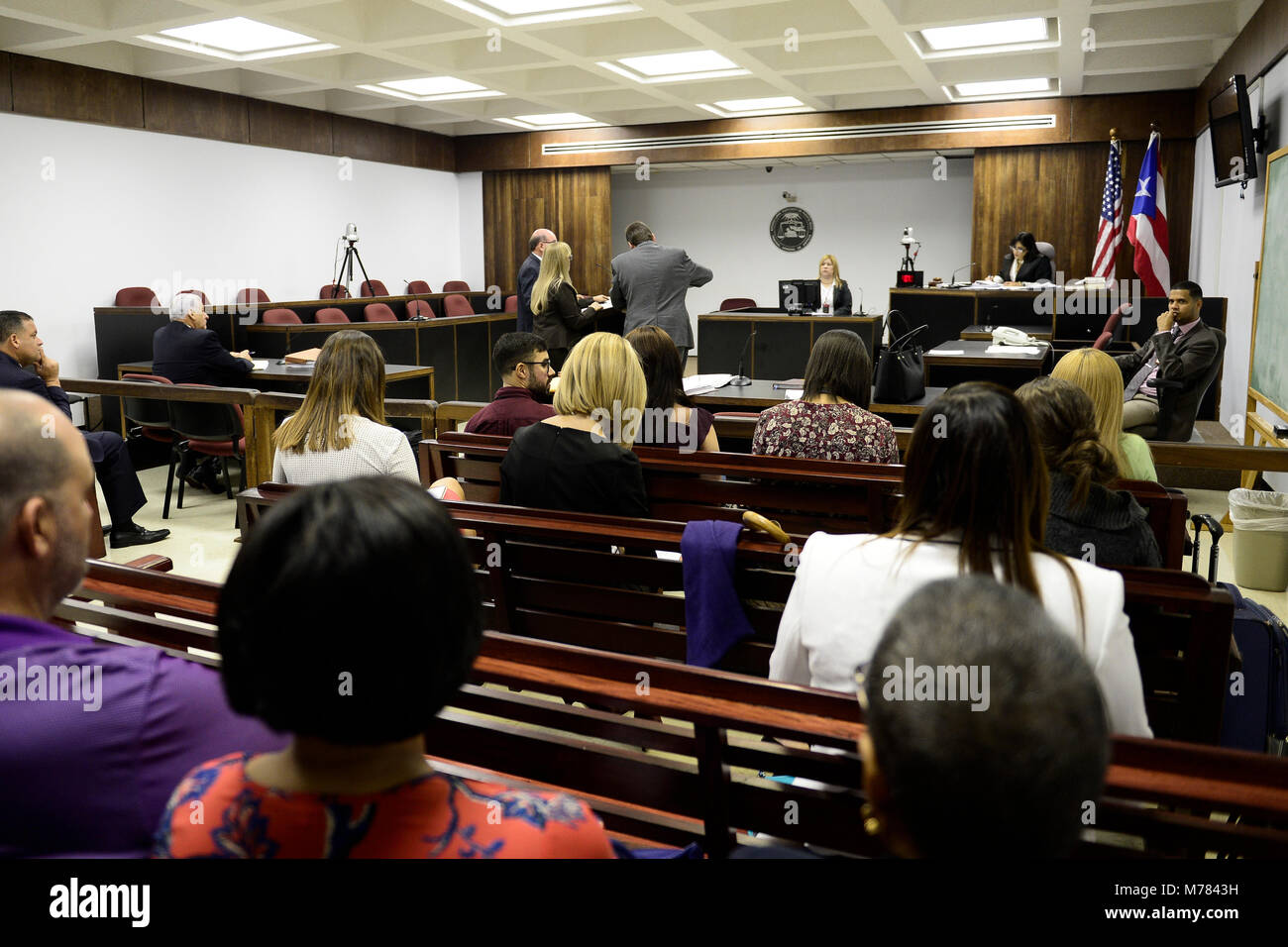 BAYAMON, Puerto Rico. , . VISTA CONTRA EL EX ALCALDE DE GUAYNABO HECTOR