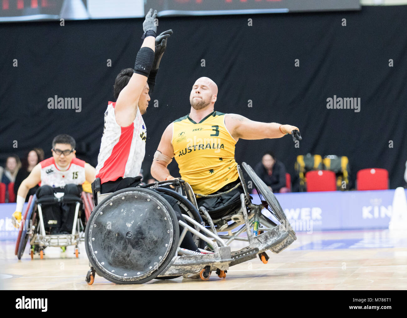 Leicester, UK. 9th March, 2018. King Power wheelchair rugby quad