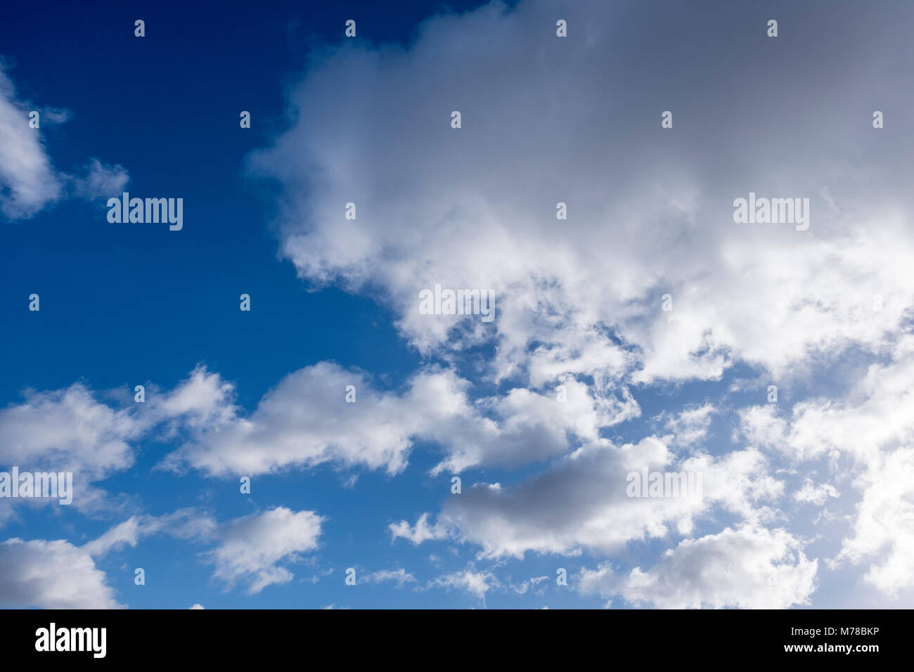 Beautiful white blue clouds hi-res stock photography and images - Alamy