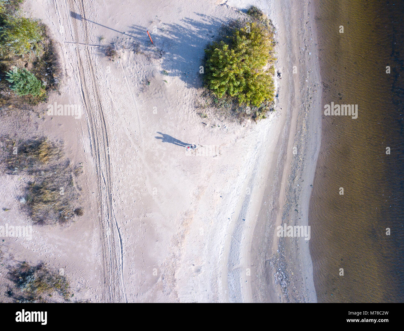 Aerial top view beach hi-res stock photography and images - Alamy