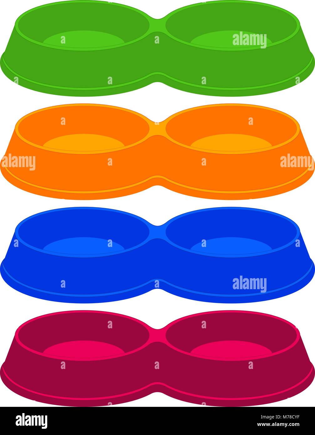 dog food bowl set