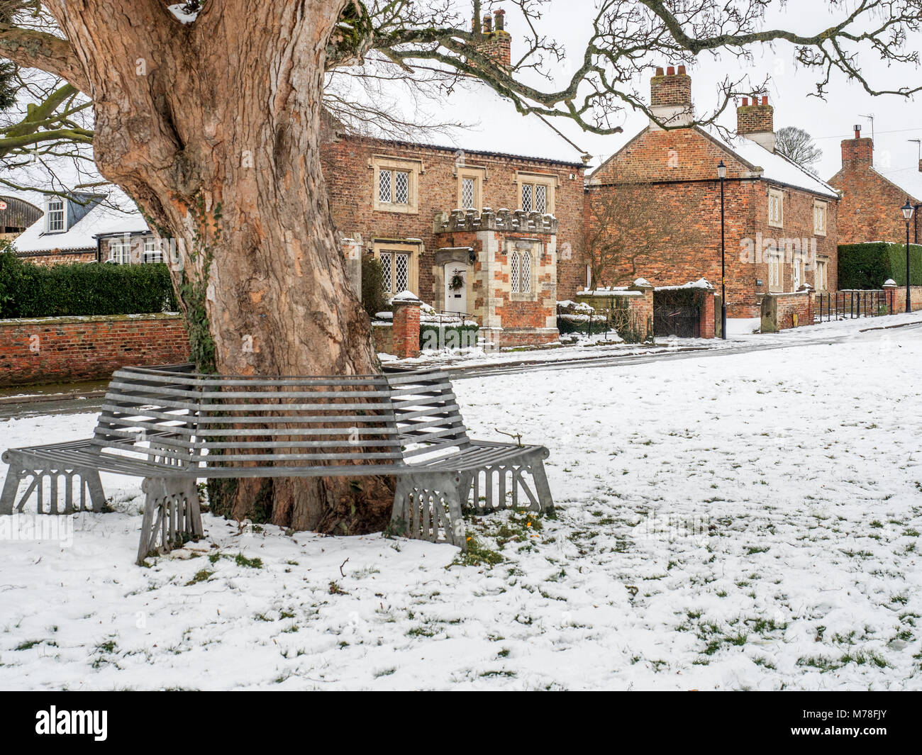 Aldborough village near boroughbridge north hires stock photography