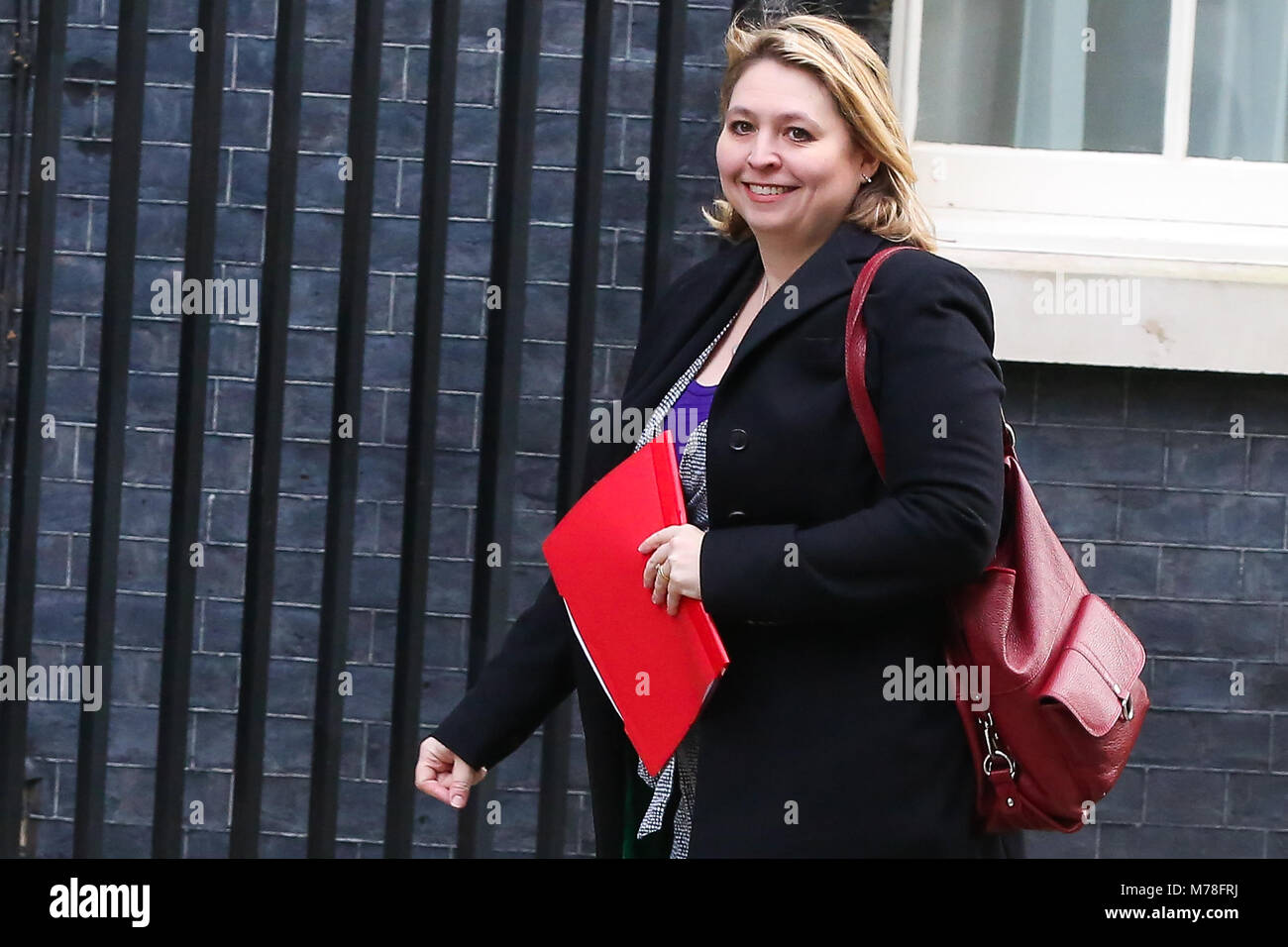 Cabinet meeting in Downing Street  Featuring: Karen Bradley - Secretary of State for Northern Ireland Where: London, United Kingdom When: 06 Feb 2018 Credit: WENN.com Stock Photo