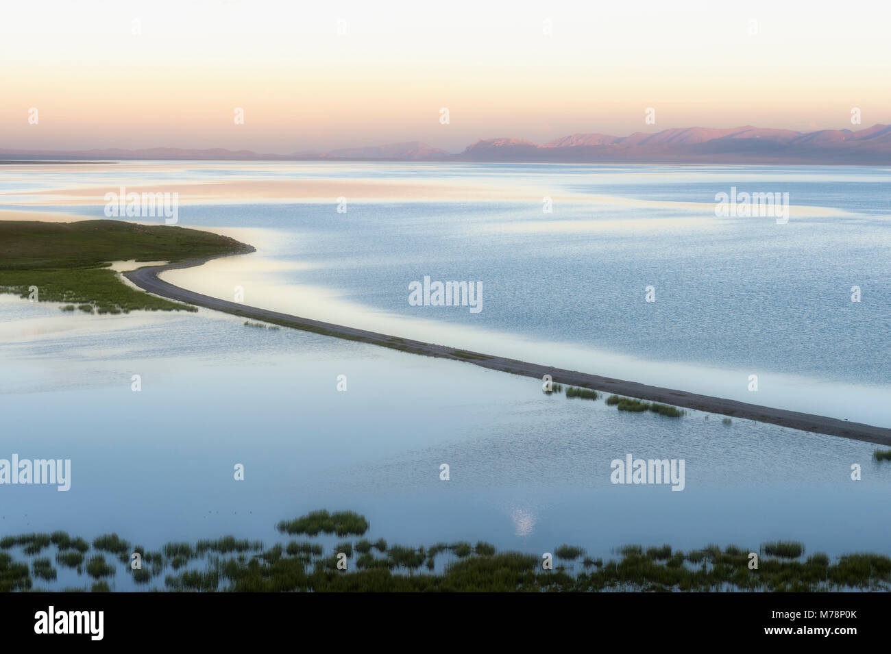 Song Kol Lake, Naryn province, Kyrgyzstan, Central Asia, Asia Stock Photo