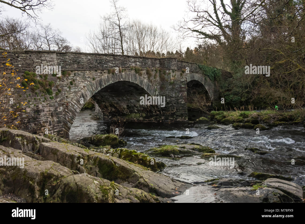 Skelwith Bridge, English Lake District National Park, UNESCO World Heritage Site, Cumbria, England, United Kingdom, Europe Stock Photo