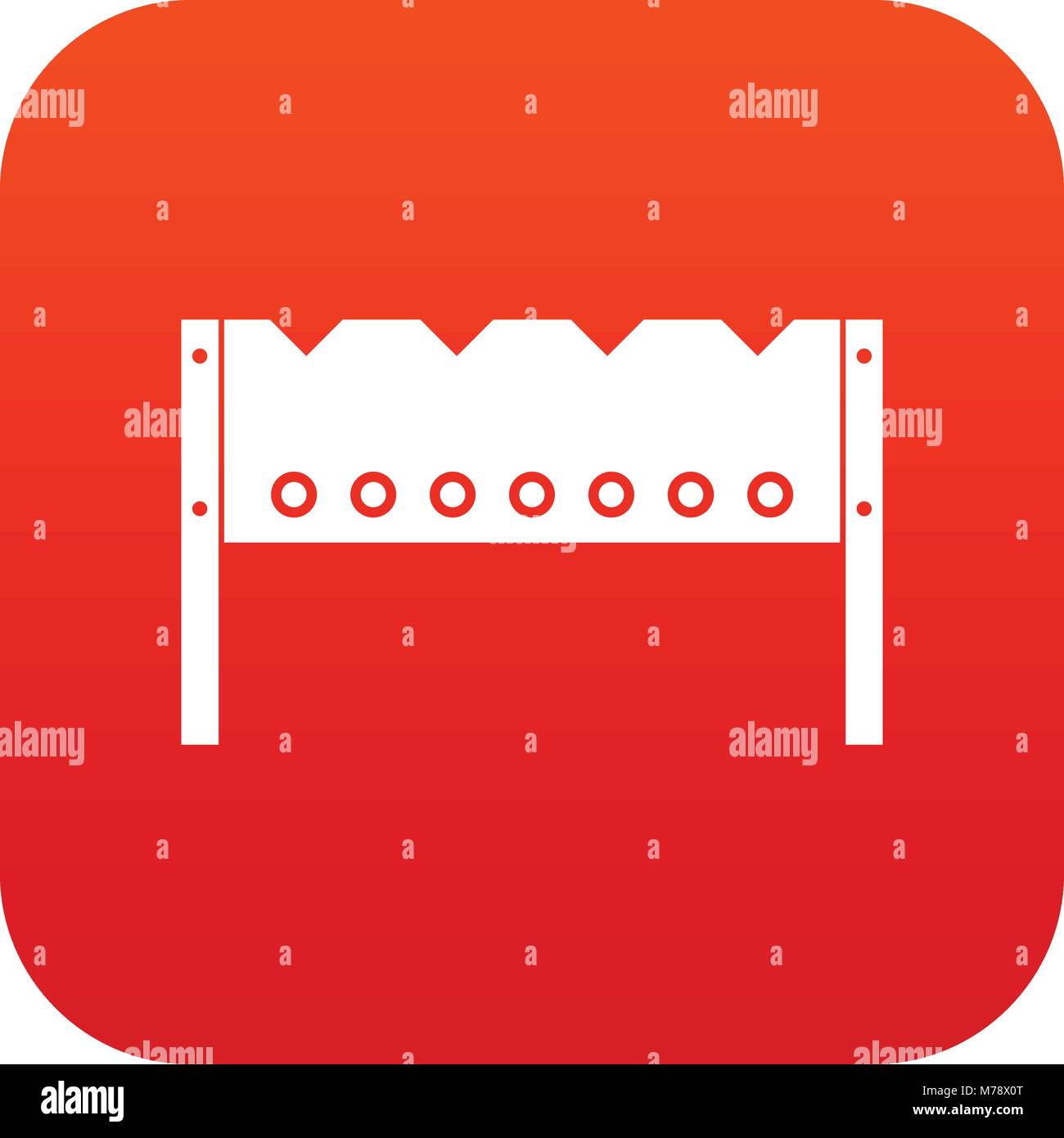 Brazier icon digital red Stock Vector Image & Art Alamy