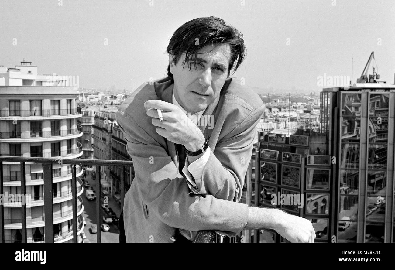 Pop star Bryan Ferry pictured in Paris where he is putting the