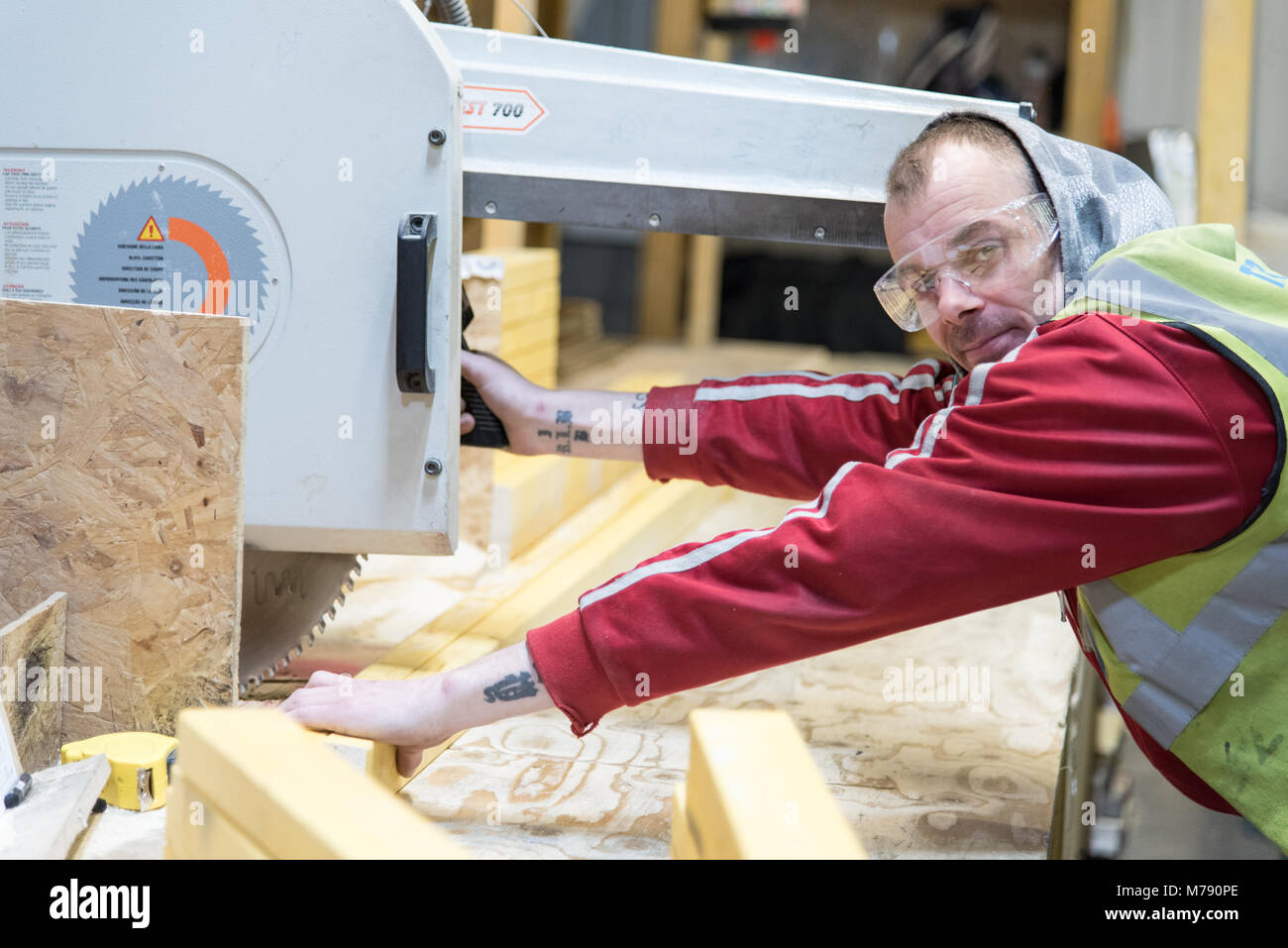 Timber Manufacturer in UK Stock Photo Alamy