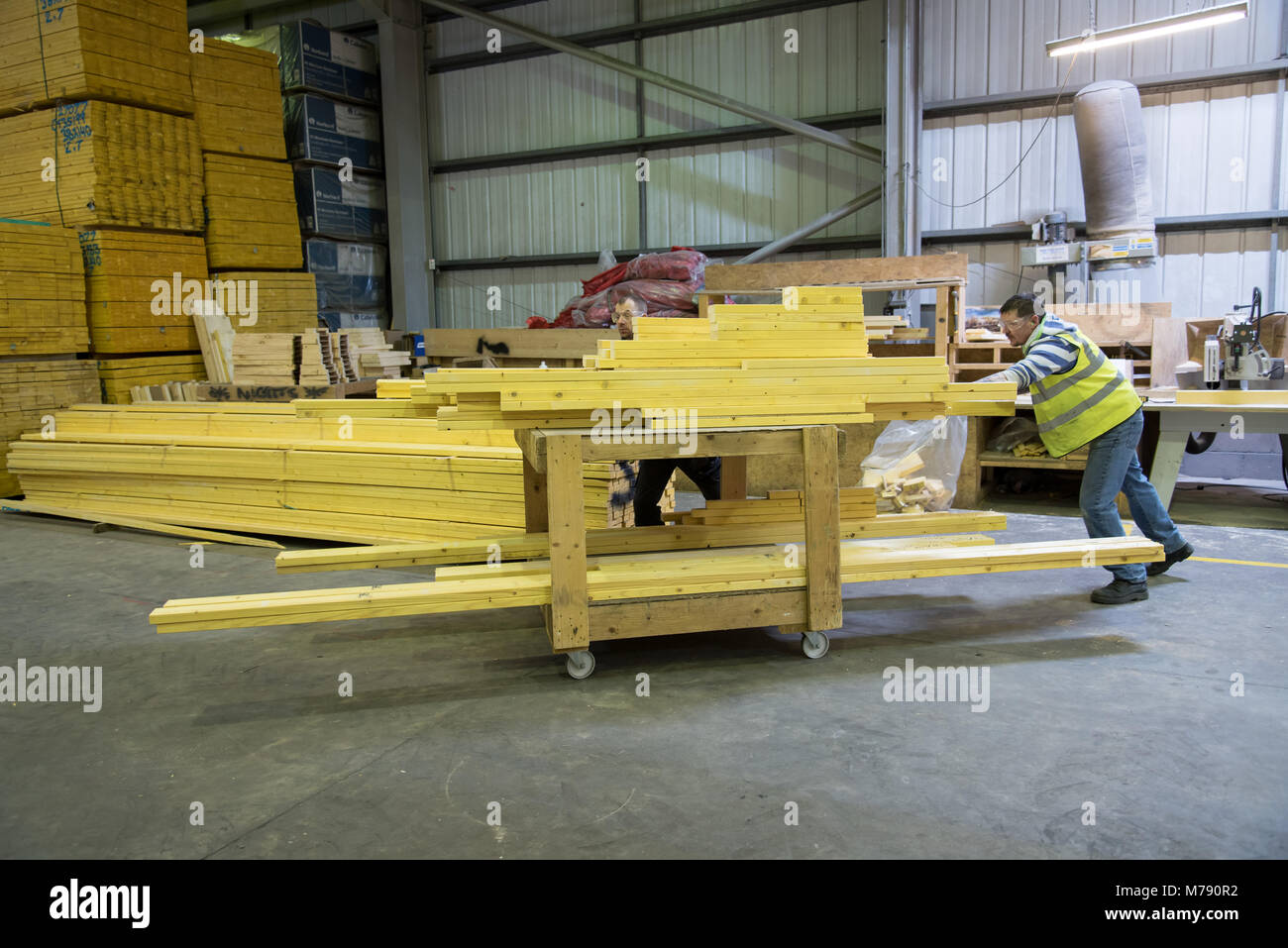 Timber Manufacturer in UK Stock Photo Alamy