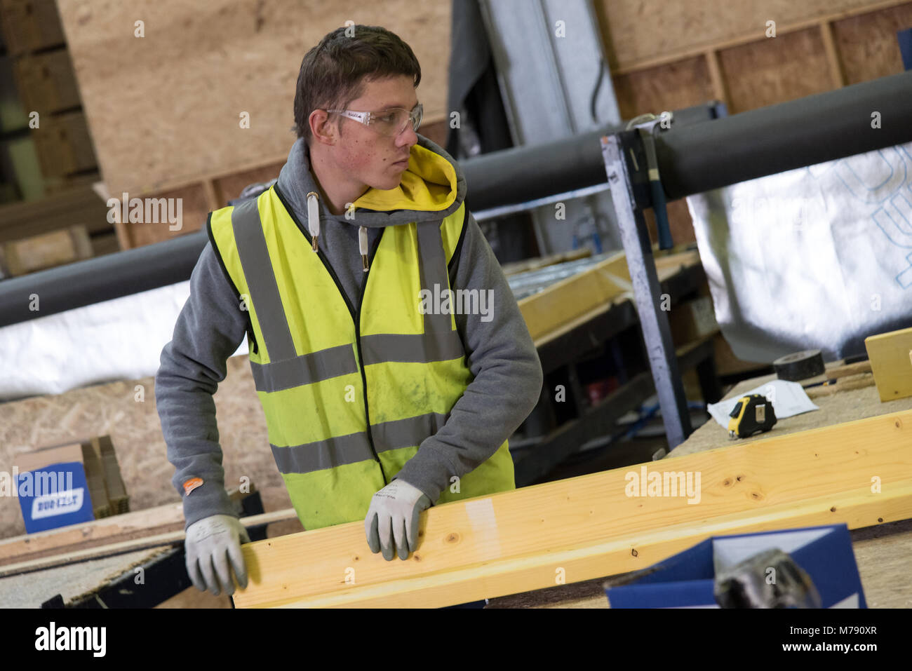Timber Manufacturer in UK Stock Photo Alamy
