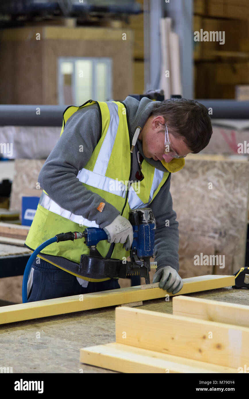Timber Manufacturer in UK Stock Photo Alamy