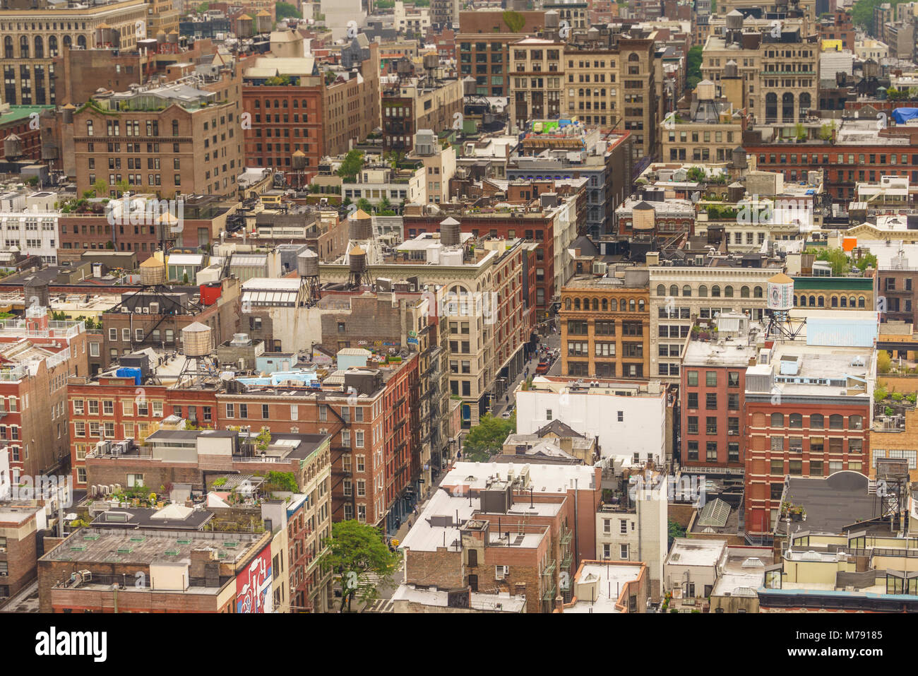 SoHo rooftops, Manhattan, New York City Stock Photo Alamy