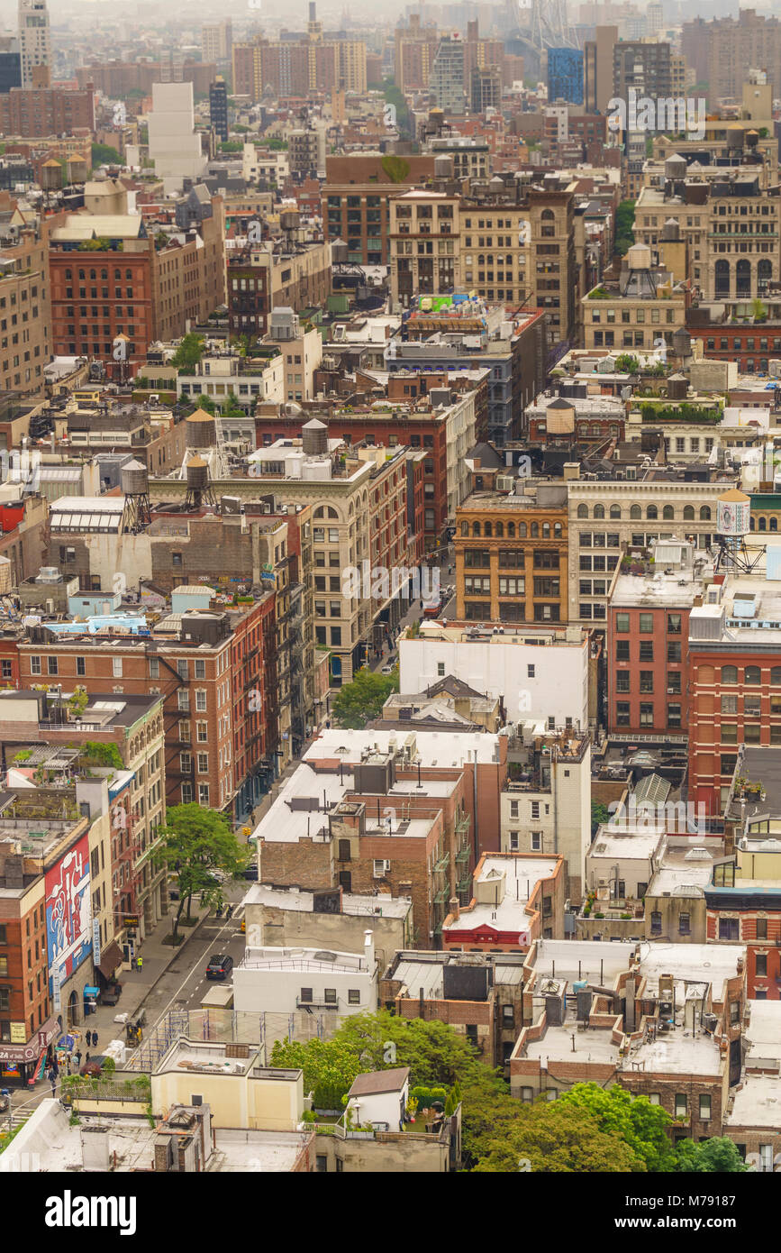 SoHo rooftops, Manhattan, New York City Stock Photo Alamy