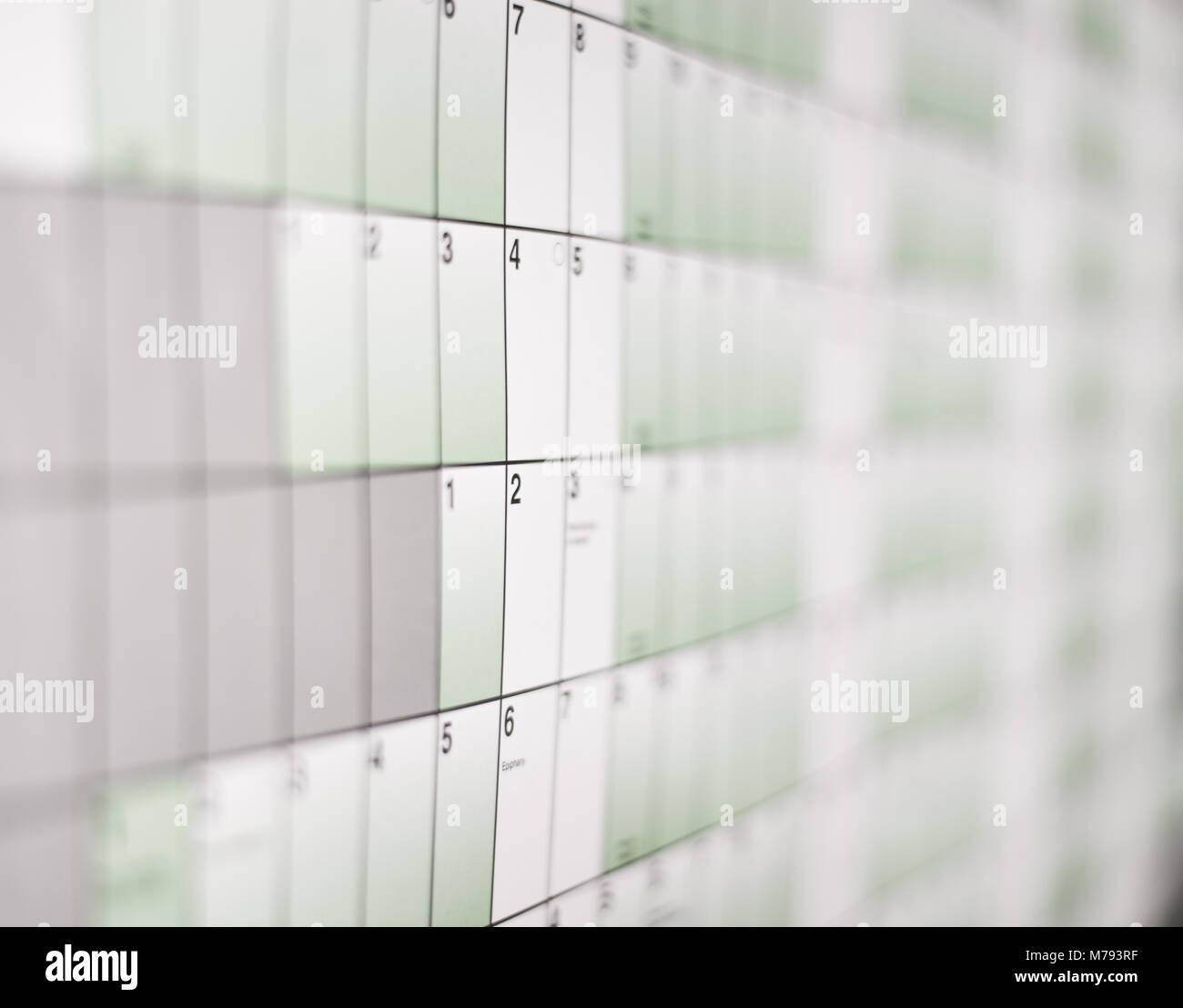 Yearly calendar template hires stock photography and images Alamy