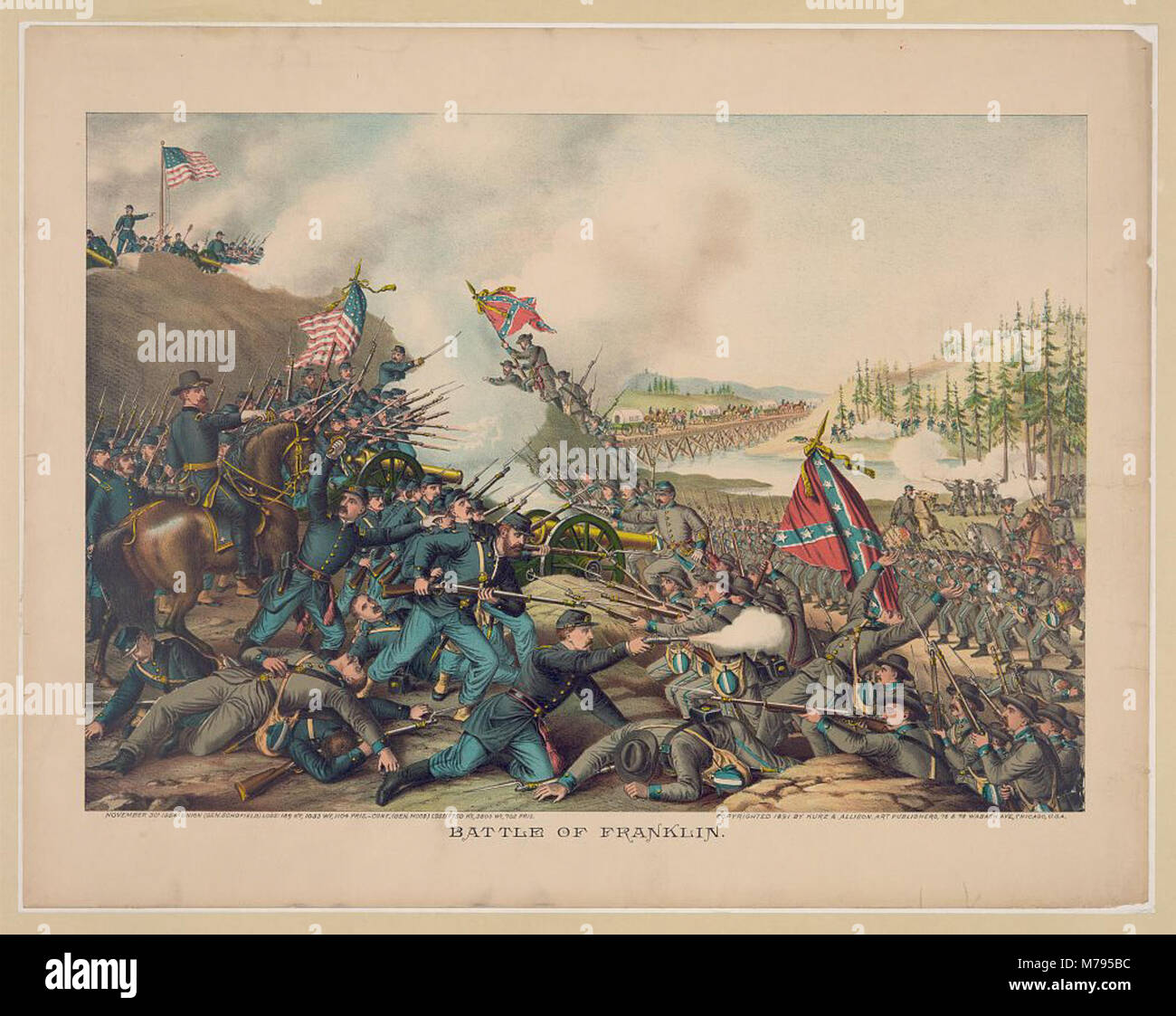 Battle of franklin 1864 hi-res stock photography and images - Alamy