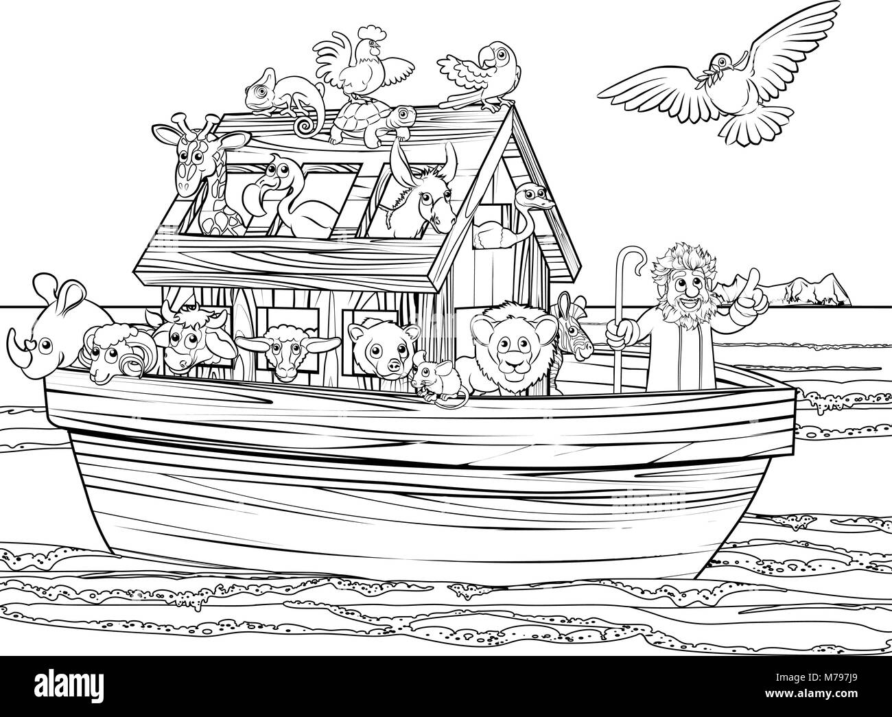 Noahs Ark  Stock Vector