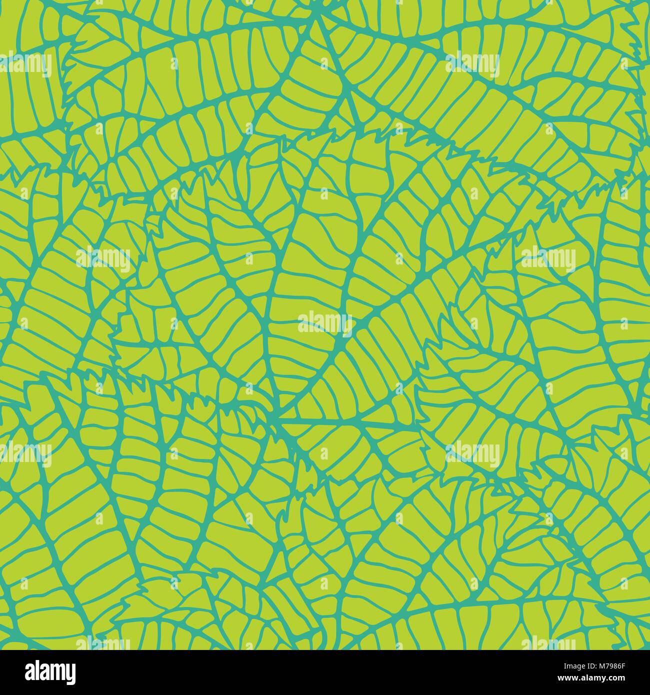 Seamless nature pattern with green leaves Stock Vector Image & Art - Alamy