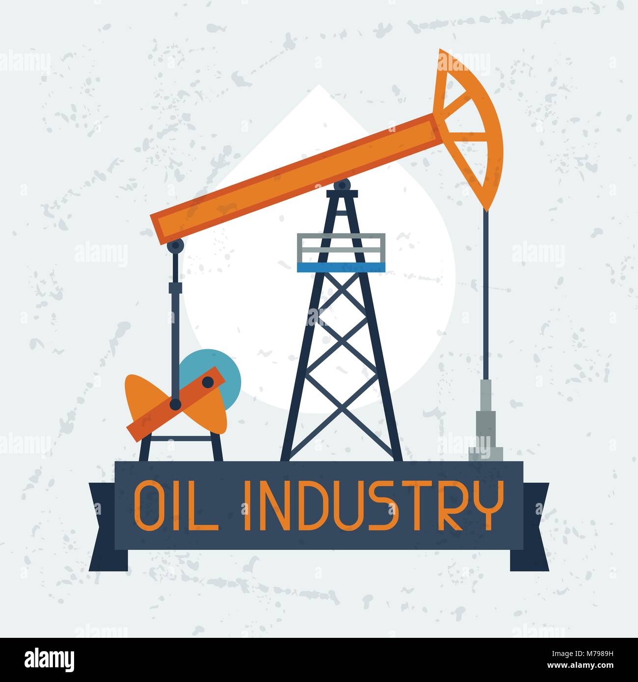 Oil pump jack background Stock Vector Image & Art Alamy