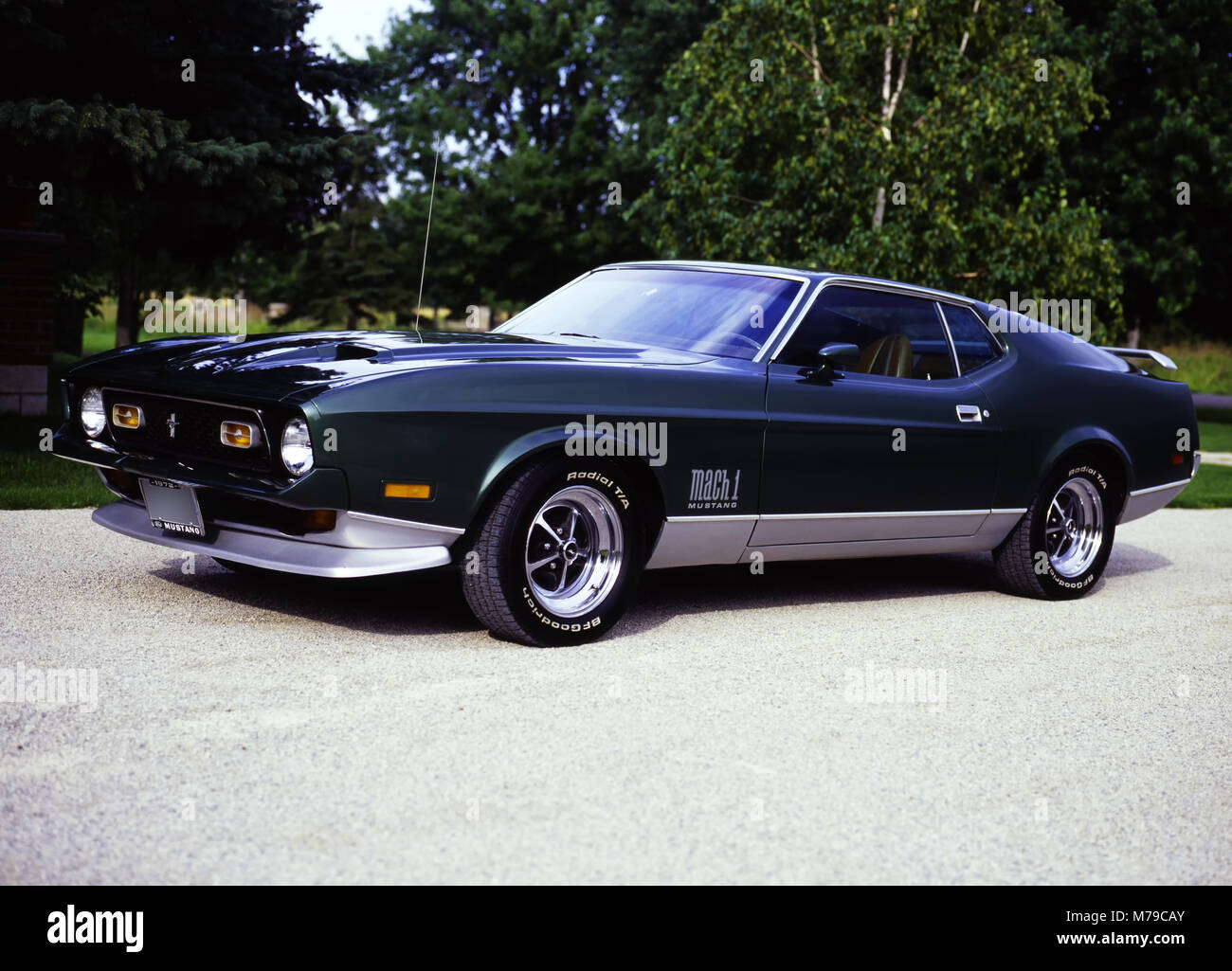 1972 Ford Mustang Mach 1 Stock Photo