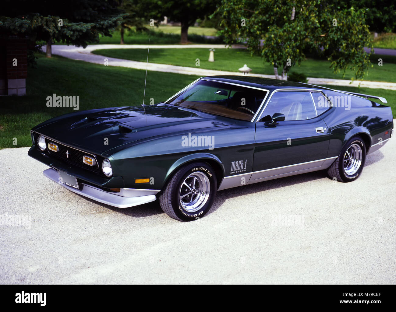 1972 Ford Mustang Mach 1 Stock Photo