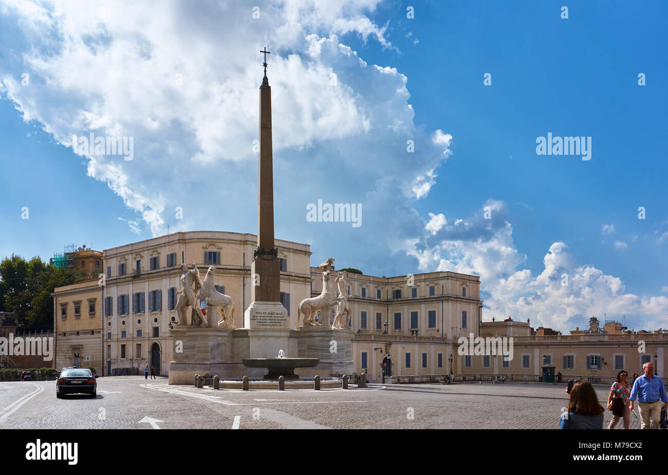 Obelisco piazza del quirinale hires stock photography and images Alamy