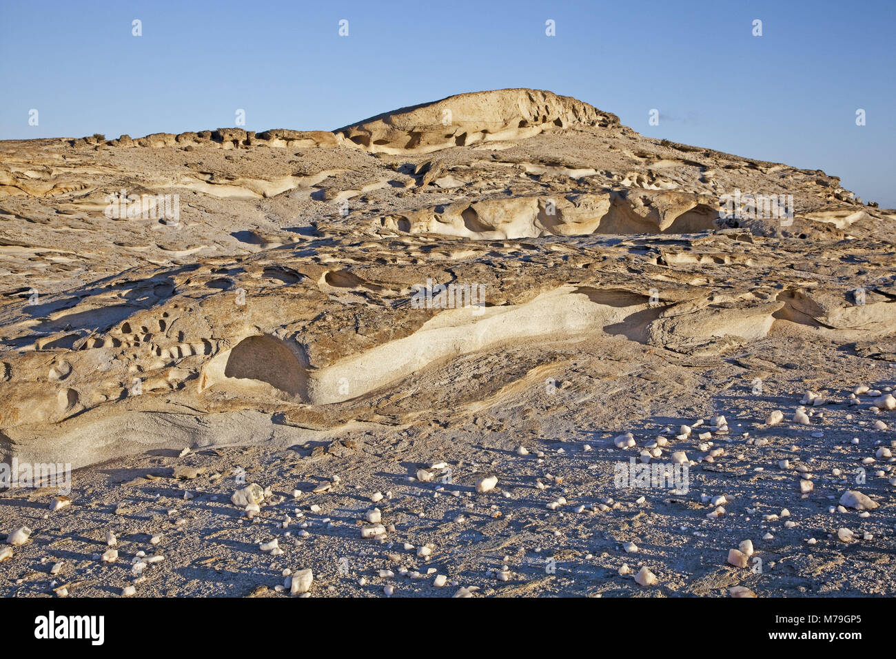 Africa, South-West Africa, Namib desert, sandstone rock, Namibia, Erongo region, Dorob National Park, Stock Photo