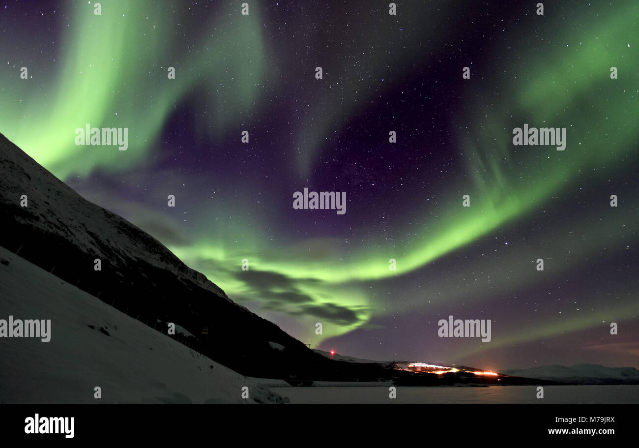 Sweden Lapland Abisko National Park Northern Lights Aurora Borealis Sweden Lapland Abisko National Park Northern Lights Aurora Borealis
