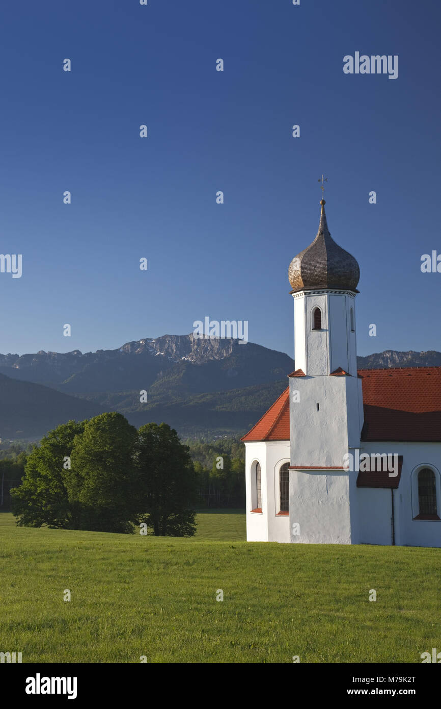 Saint Johannisrain, Penzberg, Upper Bavaria, Bavaria, Germany, Stock Photo