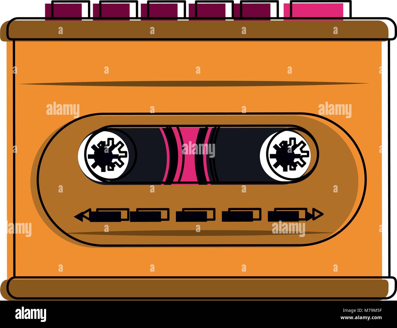 Music cassette symbol vector illustration graphic design Stock Vector ...