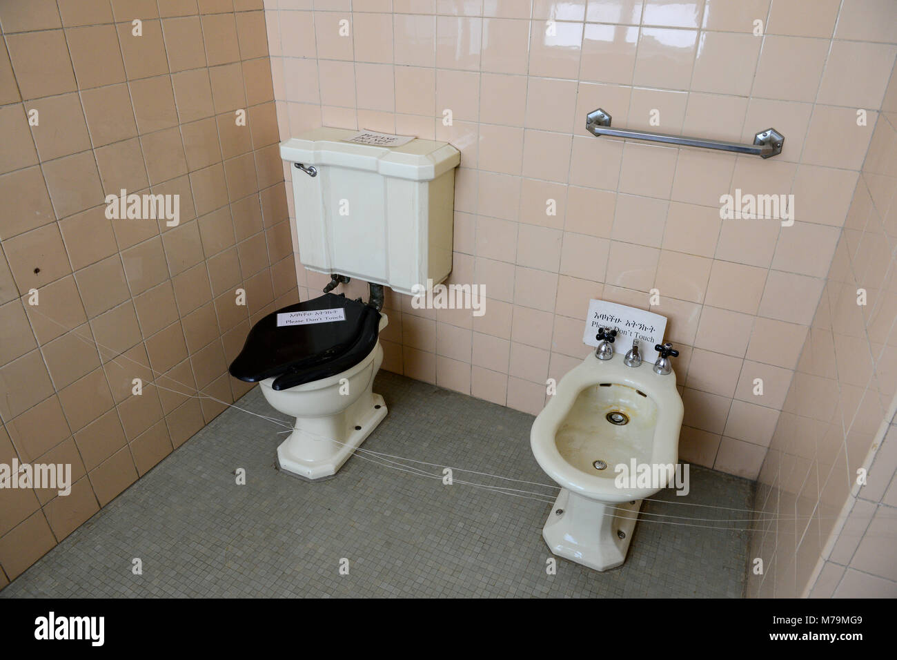 ETHIOPIA , Addis Ababa, , old palace of emperor Haile Selassie, today