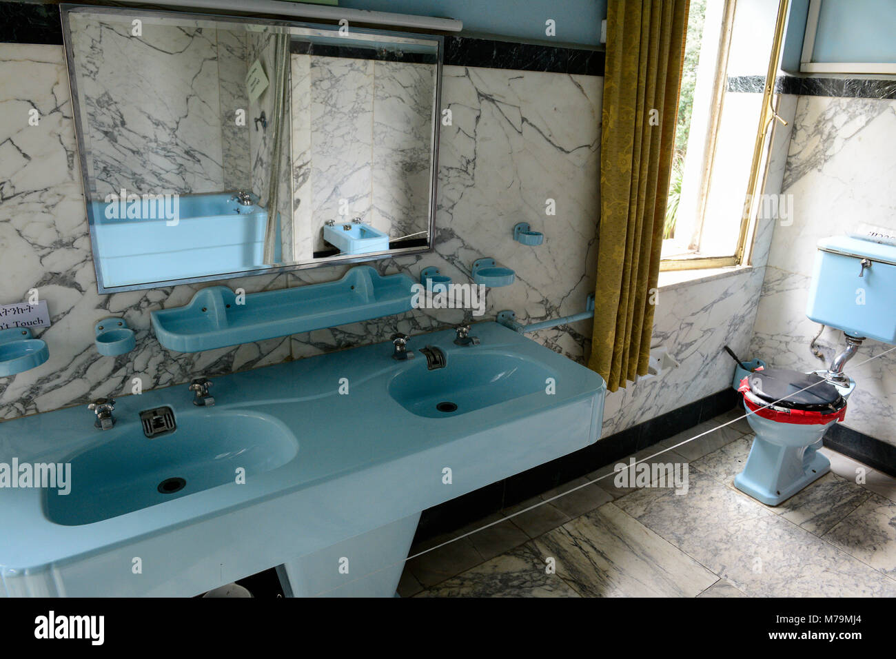 ETHIOPIA , Addis Ababa, , old palace of emperor Haile Selassie, today