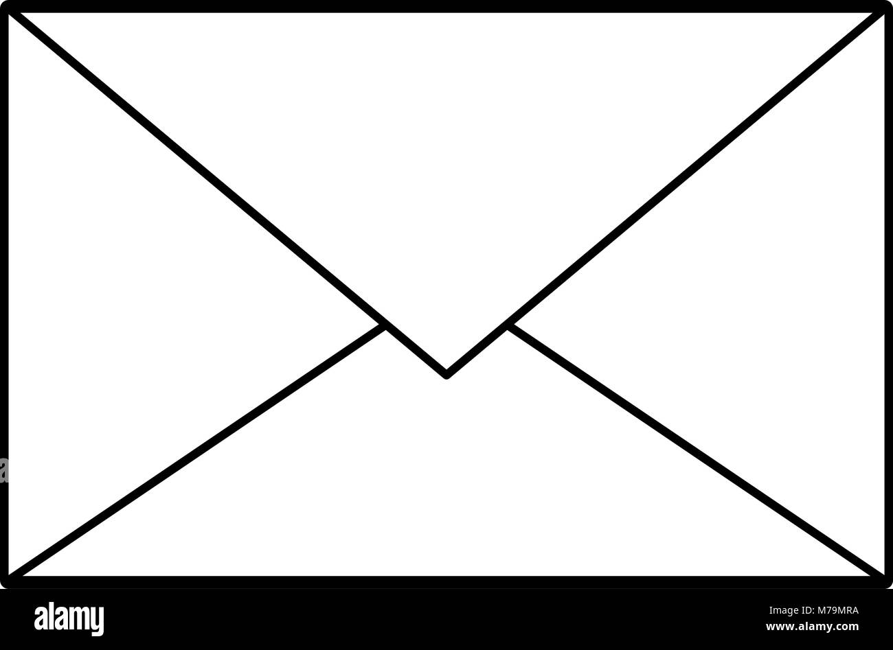Envelope mail symbol Stock Vector Image & Art - Alamy