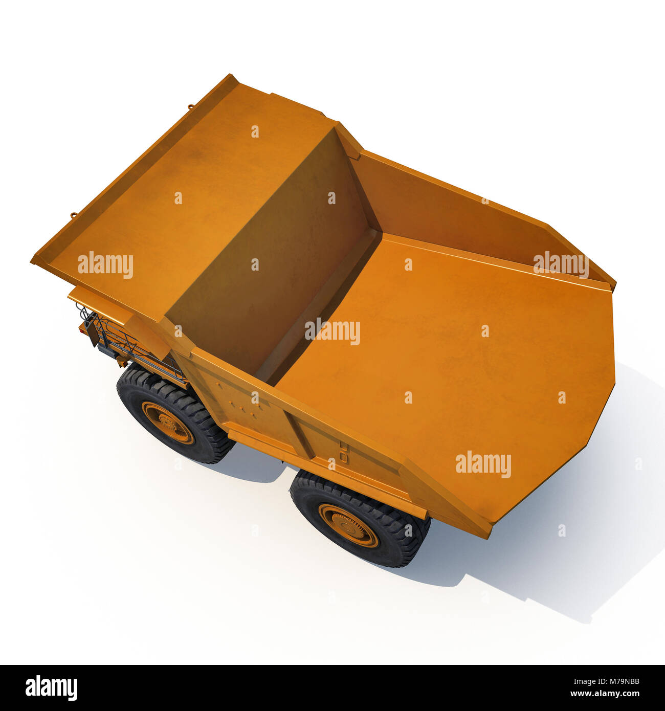 Very big dumpbody truck on white background. 3D illustration Stock Photo Alamy