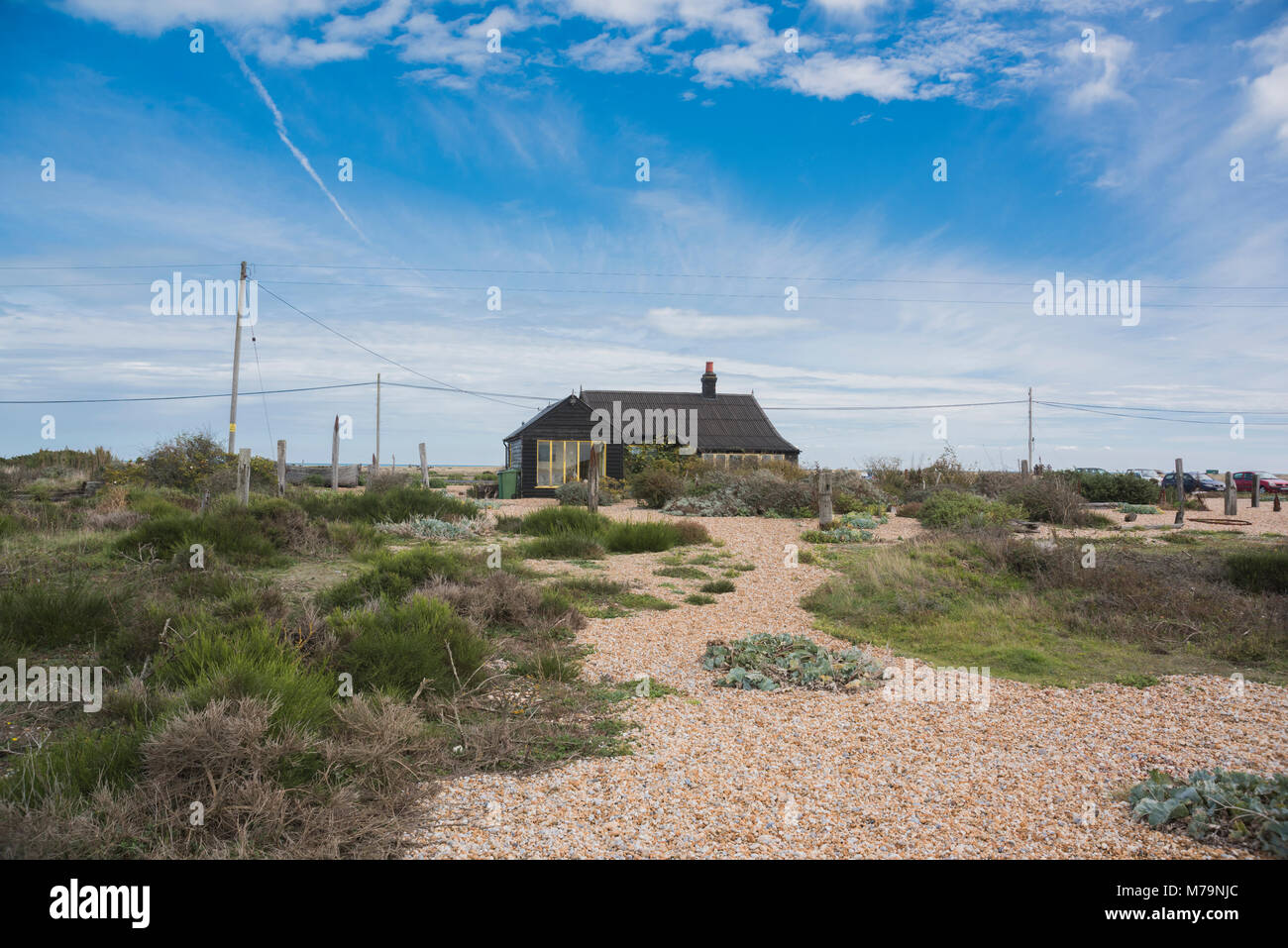Prospect Cottage, home of the late director, Derek Jarman PHILLIP ROBERTS Stock Photo