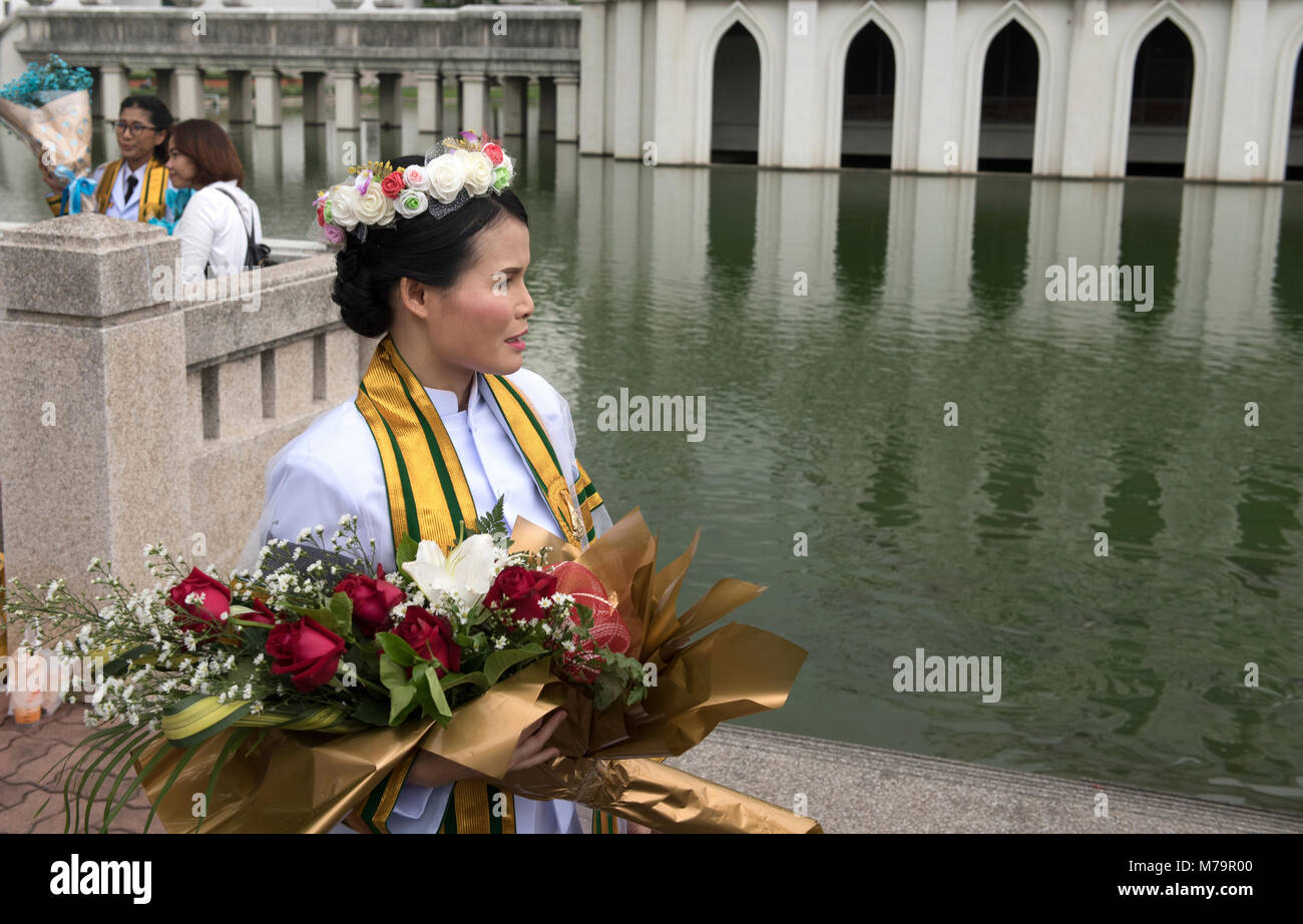 Thailand, Bangkok, The graduate of University, laureate Stock Photo