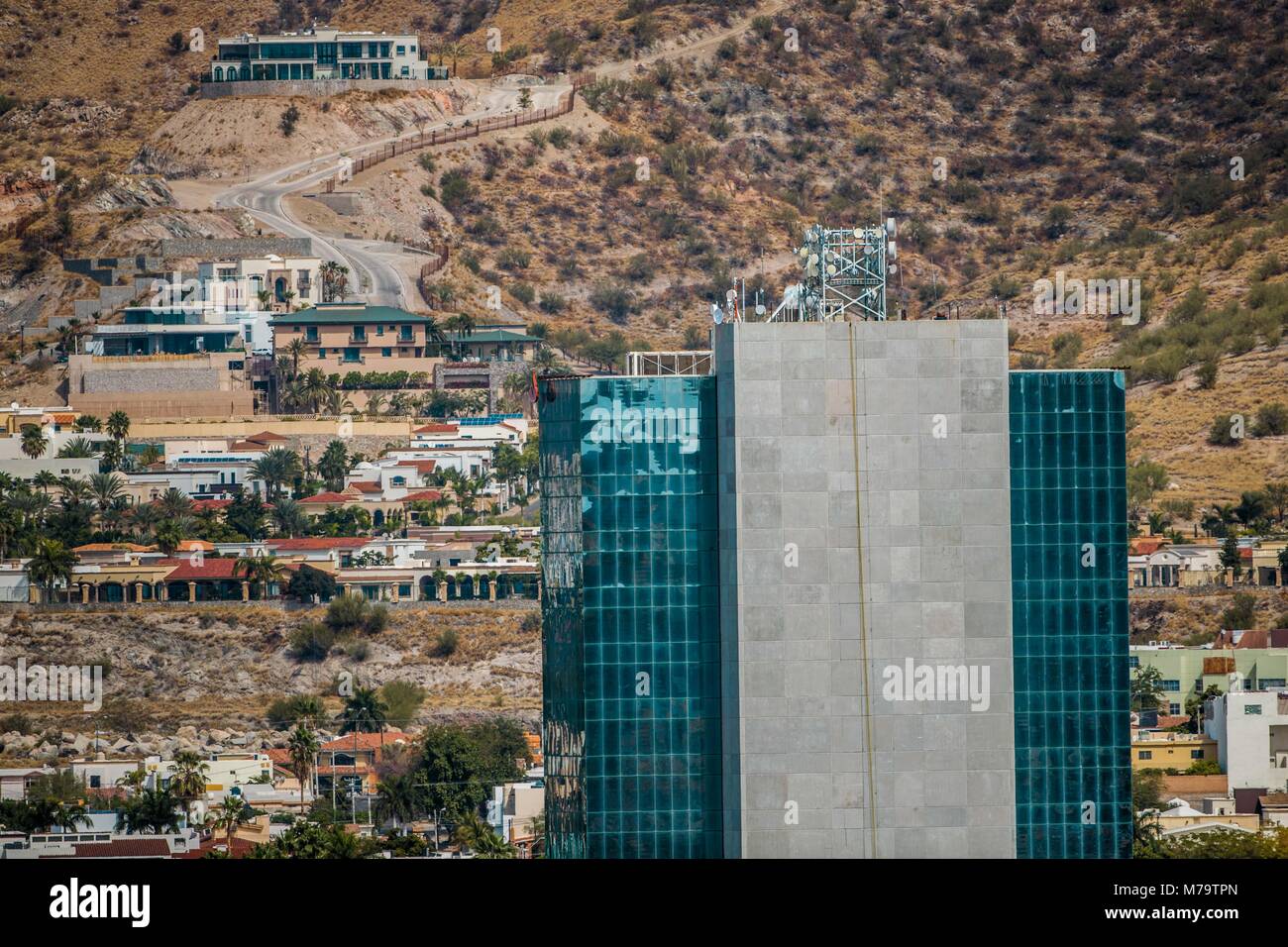 Residential La Jolla urban landscape, where rich families live in