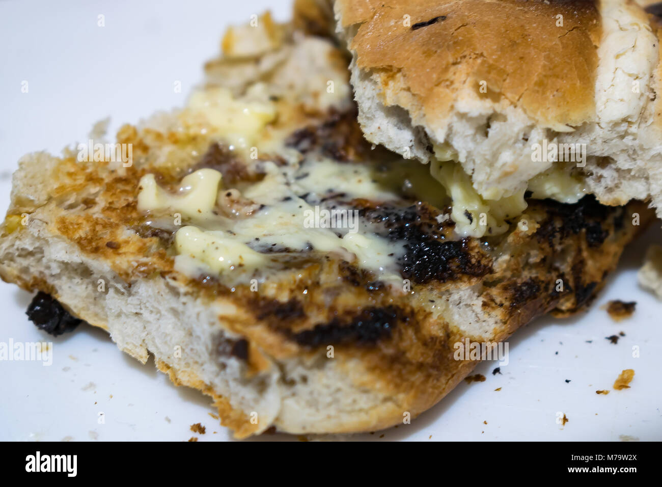 Scrub Top- Hot Cross Buns