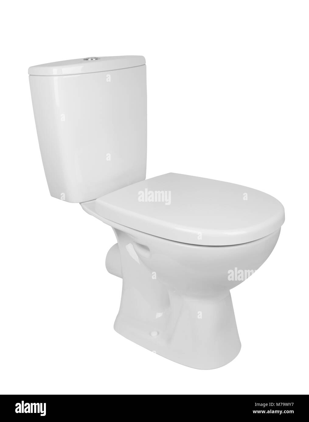 toilet bowl isolated on a white background Stock Photo - Alamy