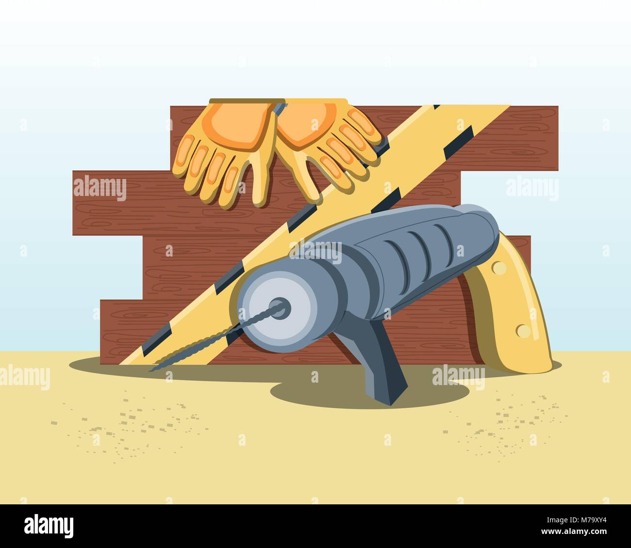 Stack of work gloves Stock Vector Images - Alamy