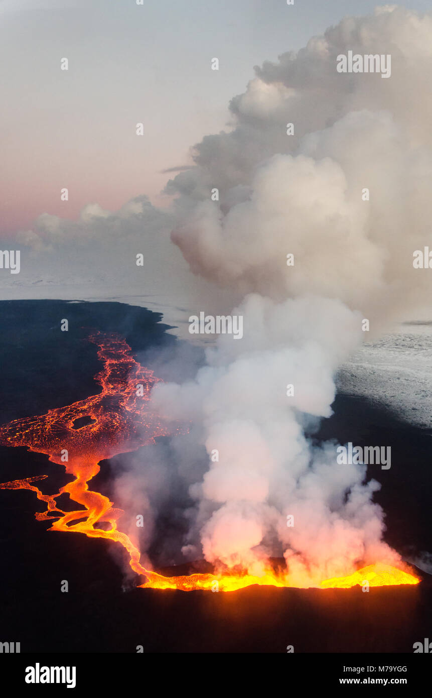 Holuhraun Stock Photo