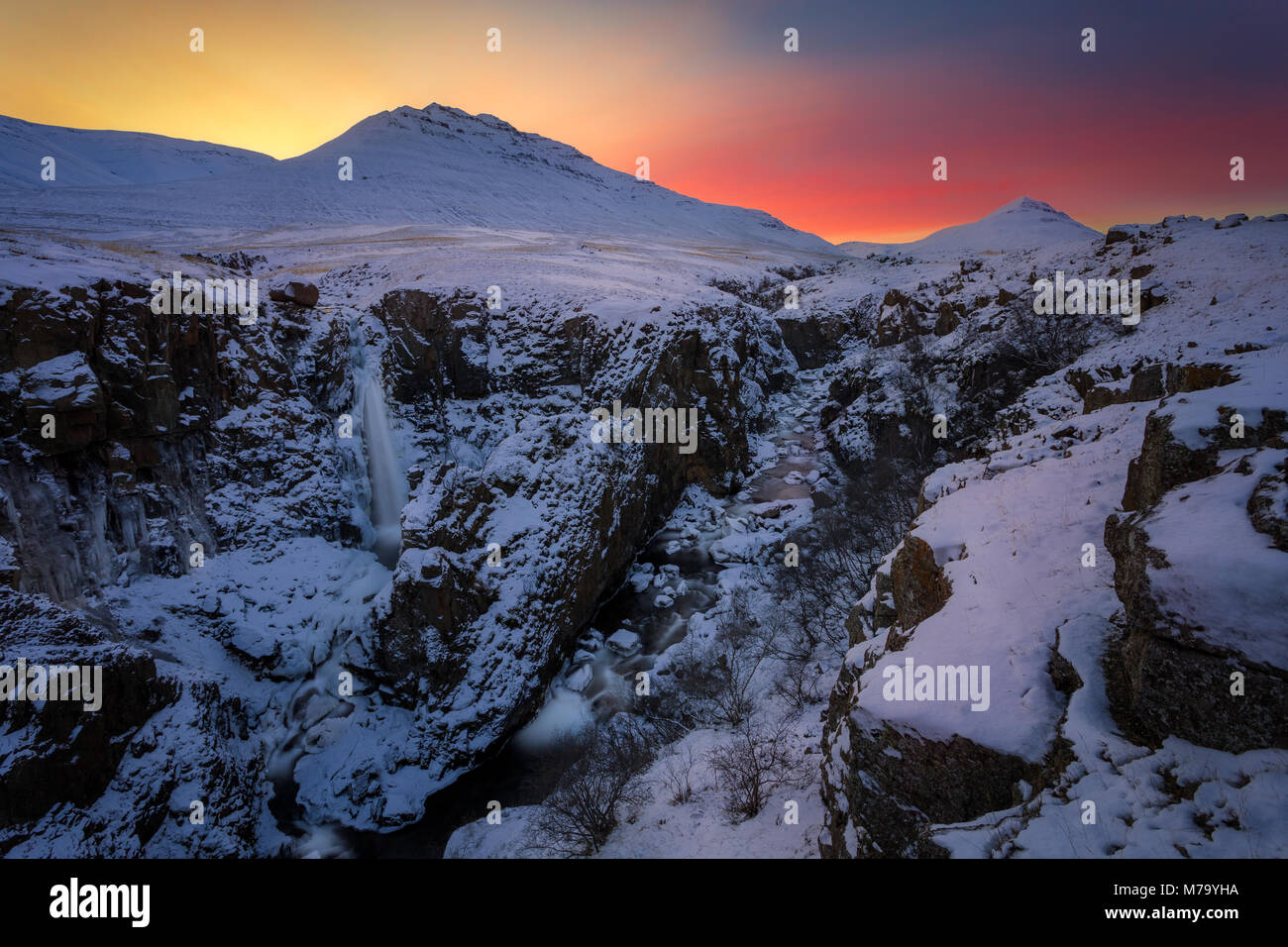 icelandic landscape Stock Photo