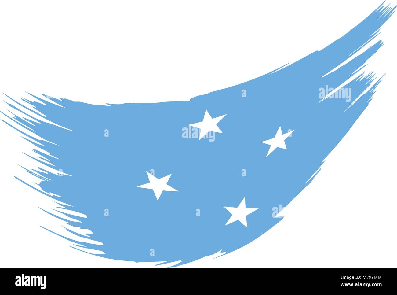 Micronesia brush stroke Stock Vector Images - Alamy