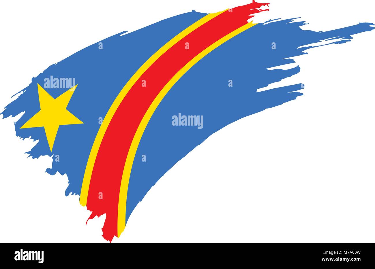 Democratic Republic of the Congo flag Stock Vector Image & Art - Alamy