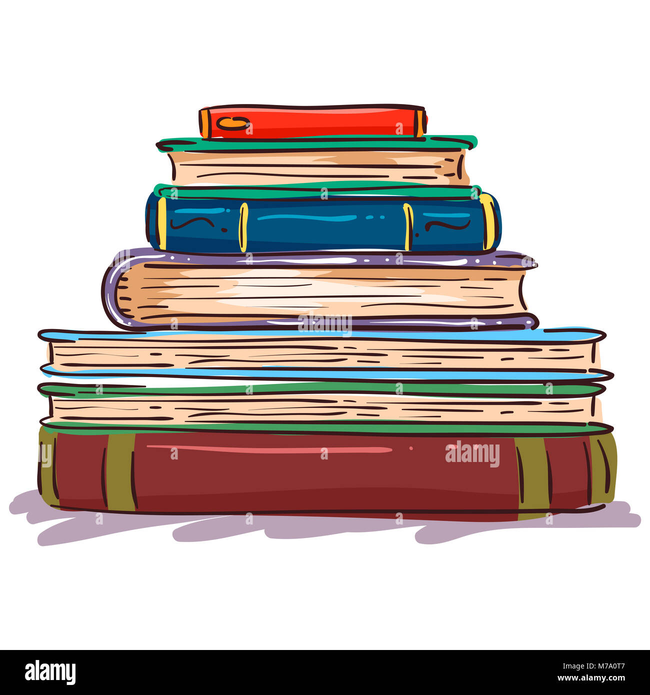 Stack Of Books Drawing Images – Browse 127,160 Stock Photos